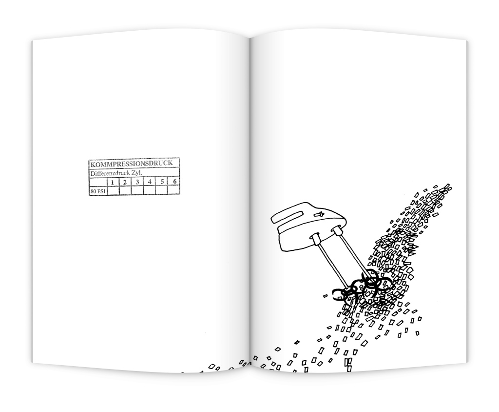 A spread from Martina Wember's 100for10 book