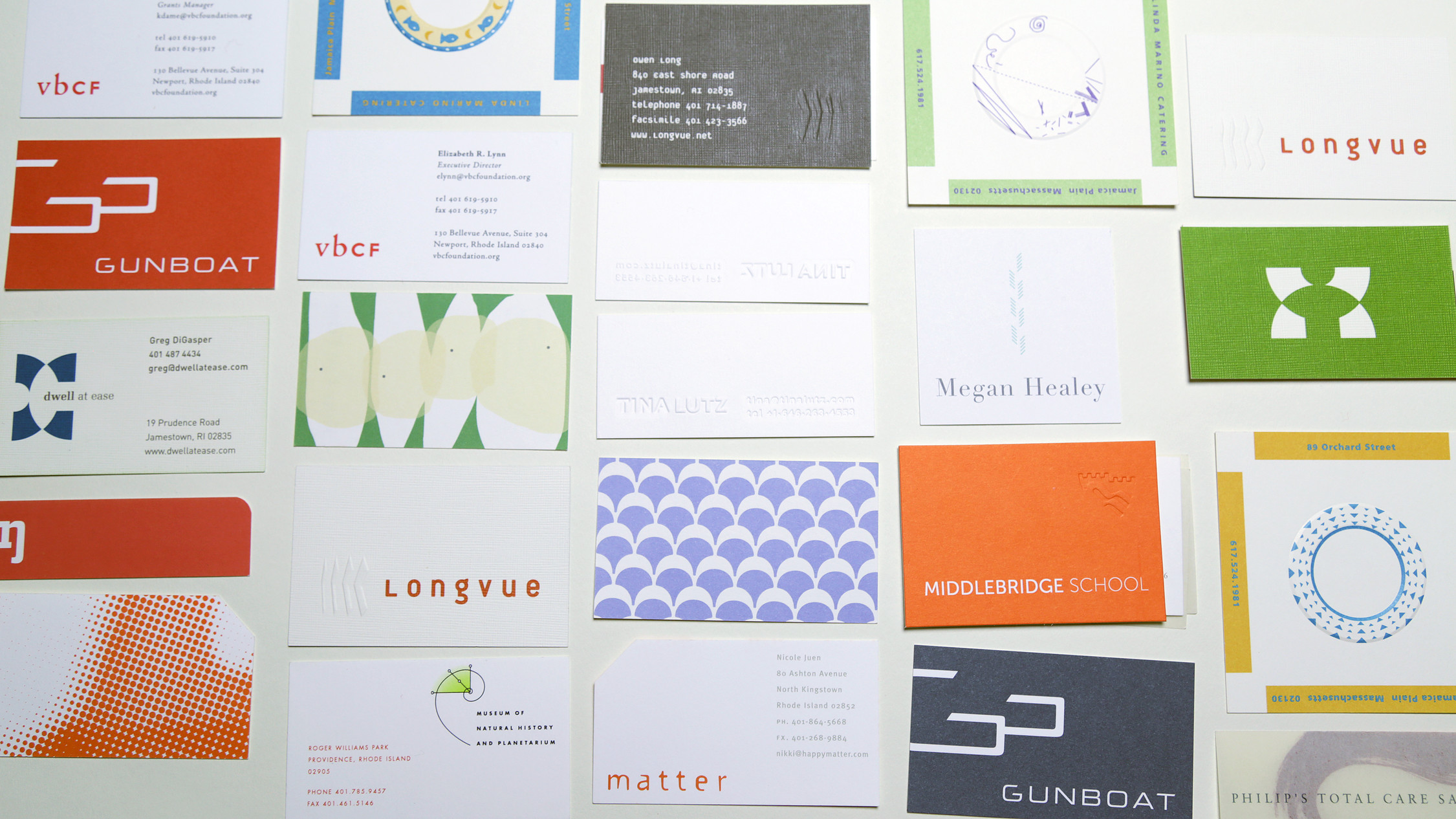 Assorted identity work by Happy Matter