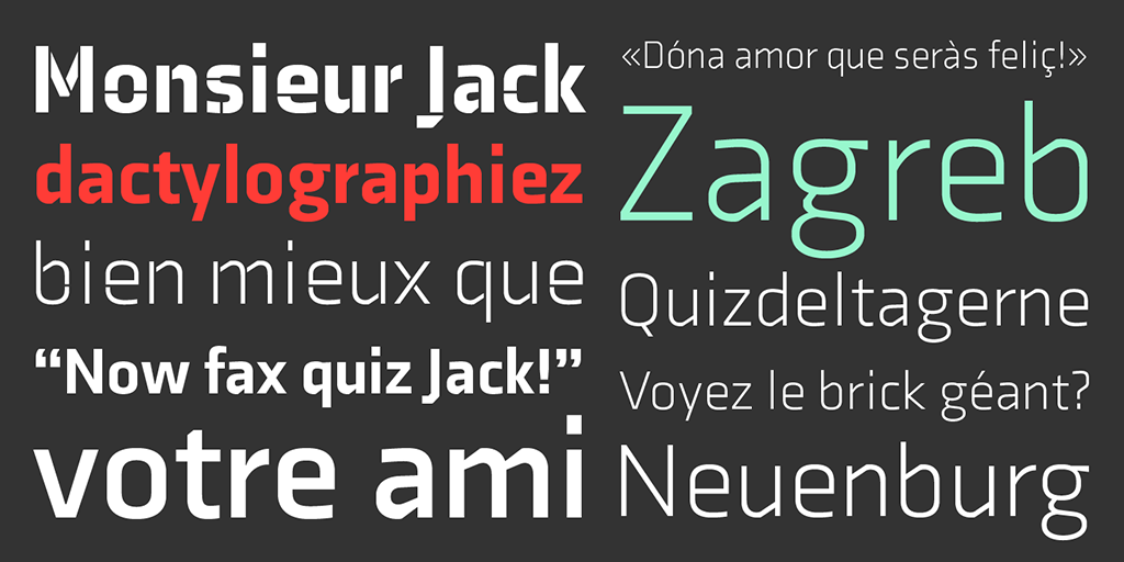 Sibylle Hagmann's recent typeface family Axia, also from Kontour.