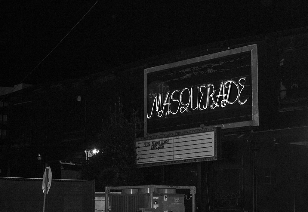 Semester 3 Photograph 1-3: These photos were taken at The Masquerade, located in Atlanta, GA, on the final night it was open as a club venue. The historic location was once an excelsior mill before becoming The Masquerade in the 1980s. Created in my third semester at VCFA.